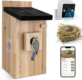 Outdoor Smart Bird House With Camera & Motion Detection