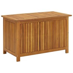 Patio Storage Box 35.4"x19.7"x22.8" Solid Wood Acacia