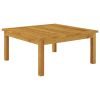 Patio Lounge Table 24.8"x24.8"x11.8" Solid Acacia Wood