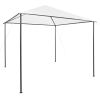 Gazebo 9.8'x9.8'x9.5' White 0.6 oz/ftÂ²