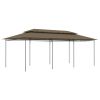 Gazebo 236.2"x117.3"x106.3" Taupe 0.6 oz/ftÂ²