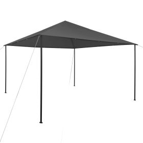 Gazebo 13.1'x13.1'x9.8' Anthracite 0.6 oz/ftÂ²