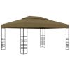 Gazebo 9.8'x13.1' Taupe 0.6 oz/ftÂ²