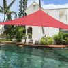 5x5x5m Triangle Sun Shade Sail/Red