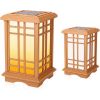 Techko Solar Zen Lantern â€“ Amber or White Light (15.6"high)