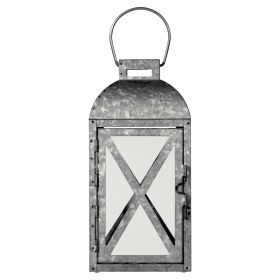 Buy 1 Get 1 Half Off - Mainstays Medium Galvanized Metal Candle Holder Lantern