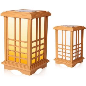 Techko Solar Zen Lantern â€“ Amber or White Light (Height 15.6")