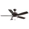 52 Inch Indoor Crystal Ceiling Fan With 3 Speed Wind 5 Plywood Blades Remote Control AC Motor With Light