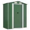 Garden Shed Green 75.6"x42.5"x87.8" Galvanized Steel