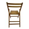 Furniture Slatted Wood Folding Special Event Chair - Honey color; Set of 4 ; FOLDING CHAIR; FOLDABLE STYLE