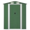 Garden Shed Green 75.6"x42.5"x87.8" Galvanized Steel