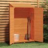 Garden Shed Brown 40.2"x20.5"x68.7" Solid Wood Fir