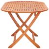 9 Piece Folding Eucalyptus Wood Patio Dining Set