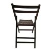 Furniture Slatted Wood Folding Special Event Chair - Cherry; Set of 4; FOLDING CHAIR; FOLDABLE STYLE