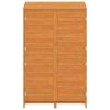 Garden Shed Brown 40.2"x20.5"x68.7" Solid Wood Fir