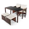 OUTDOOR DINING TABLE AND CHAIIR SET