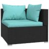 13 Piece Rattan Patio Lounging Set With Cushions