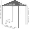 Gazebo with Galvanized Steel Roof (Swiship-Ship) (Prohibited by WalMart) Original 24533418