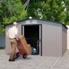 Patio, Lawn & Garden,Metal Outdoor Storage Shed 10FT x 12FT