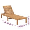 Sun Loungers 2 pcs Solid Wood Teak