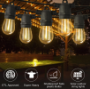 1W, 15m, 15 pc, Outdoor Solar String Light Outdoor String Light with Remote, USB Port