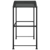 BBQ Gazebo with Side Shelves Anthracite 82.7"x44.9"x90.6" Steel