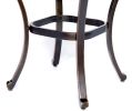 3-Piece Bistro Dining Set W/ Glass Table Top & Wicker Rocker