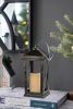 Set of 2 Menifee Lantern with Led Candle, Tall 5x5x11"