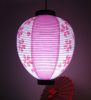 Japanese-style Paper Lantern Handmade Pink and White Sakura Hanging Lampshade Decorative Home Restaurant