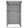 Wall-mounted Garden Shed Anthracite 46.5"x39.4"x70.1" Steel