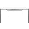 Garden Gazebo 157.5"x157.5"x102.4" White 0.6 oz/ftÂ²