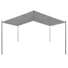 Garden Gazebo Steel 157.5"x157.5"x102.4" Anthracite