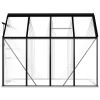 Greenhouse with Base Frame Anthracite Aluminum 51.1 ftÂ²