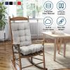 New Household Rocking Chair Cushion Back Seat Sets 2 Pieces