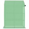 Greenhouse with Shelves Steel 56.3"x56.3"x76.8"