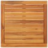 Patio Table 25.2"x25.2"x11.4" Solid Acacia Wood