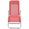 Folding Sun Loungers 2 pcs Textilene Red