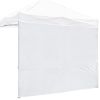 10x10ft EZ Canopy Gazebo Full Size Side Wall/White