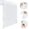 10x10ft EZ Canopy Gazebo Full Size Side Wall/White