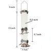 hummingbird  Feeder ; Outdoors Hanging - Premium Grade Metal Tube ; Chew-Proof; Weather and Water Resistant