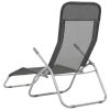 Folding Sun Loungers 2 pcs Textilene Anthracite