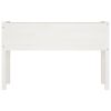 Garden Planter White 43.3"x12.2"x27.6" Solid Wood Pine