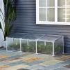 71"L x 21"W x 20.25"H Aluminum Vented Cold Frame Mini Greenhouse Kit