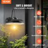 VEVOR Solar Barn Light, 3 Lighting Modes & Motion Sensor, Dusk to Dawn Outdoor Wall Sconces, Exterior Farmhouse Gooseneck Lights, Wall Mount