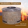 Stackstone Look Smokeless Firepit With Wood Pellet/Twig/Wood As The Fuel