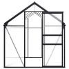 vidaXL Greenhouse Anthracite Aluminium 5,89 mÂ²