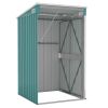 Wall-mounted Garden Shed Green 46.5"x39.4"x70.1" Galvanized Steel