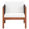 Patio Chair with cushion Solid Acacia Wood