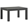 2 Piece Garden Lounge Set with Cushion PP Anthracite