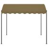 Gazebo 13.1'x9.8'x8.5' Taupe 0.6 oz/ftÂ²